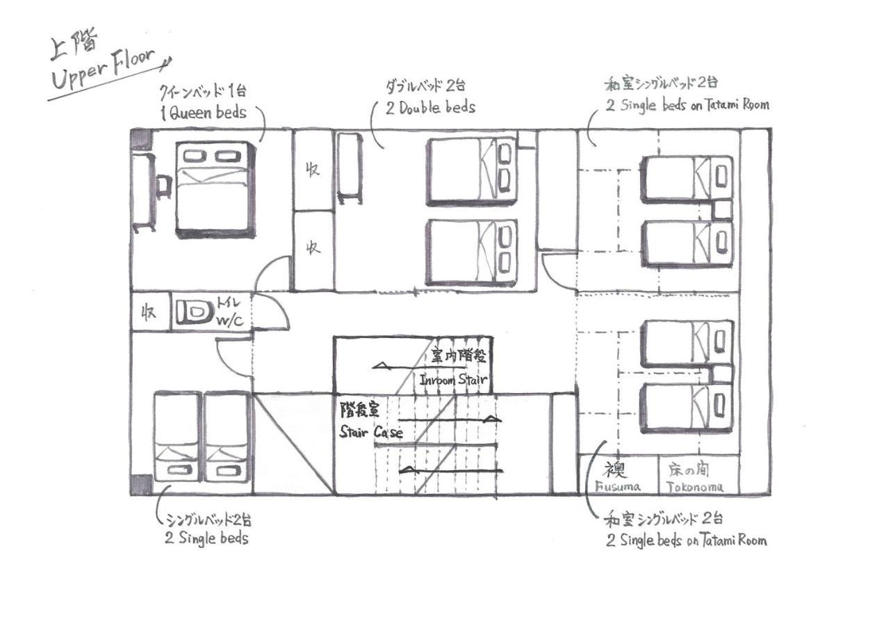 Konjaku-So Dotonbori Penthouse Stay Osaka Buitenkant foto